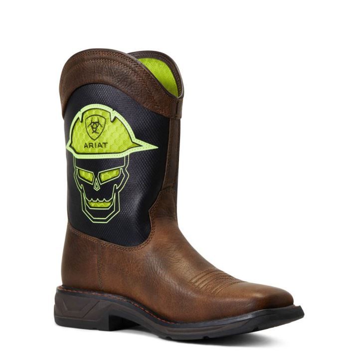 Ariat WorkHog XT VentTEK All-Nighter Western Boot Rowdy Rust | yQ88Ev2p