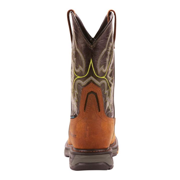 Ariat WorkHog XT Waterproof Carbon Toe Work Boot Tumbled Bark | 7cjUOiH8