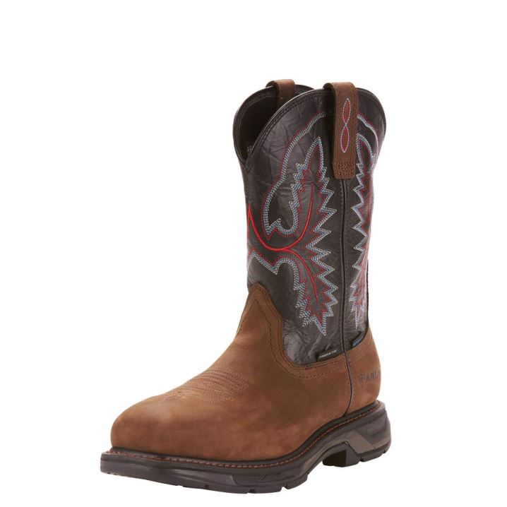 Ariat WorkHog XT Waterproof Carbon Toe Work Boot Rjave | rBzjQjr3