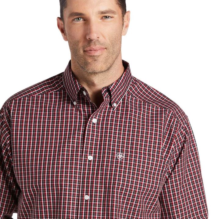 Ariat Wrinkle Free Arlo Classic Fit Shirt Črne | FTDOhvcx