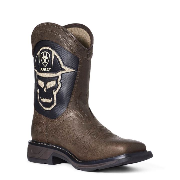 Ariat Youth WorkHog XT VentTEK Bold Boot Kava | ArWPqTS5